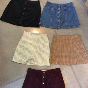 Brandy Melville Skirt Set